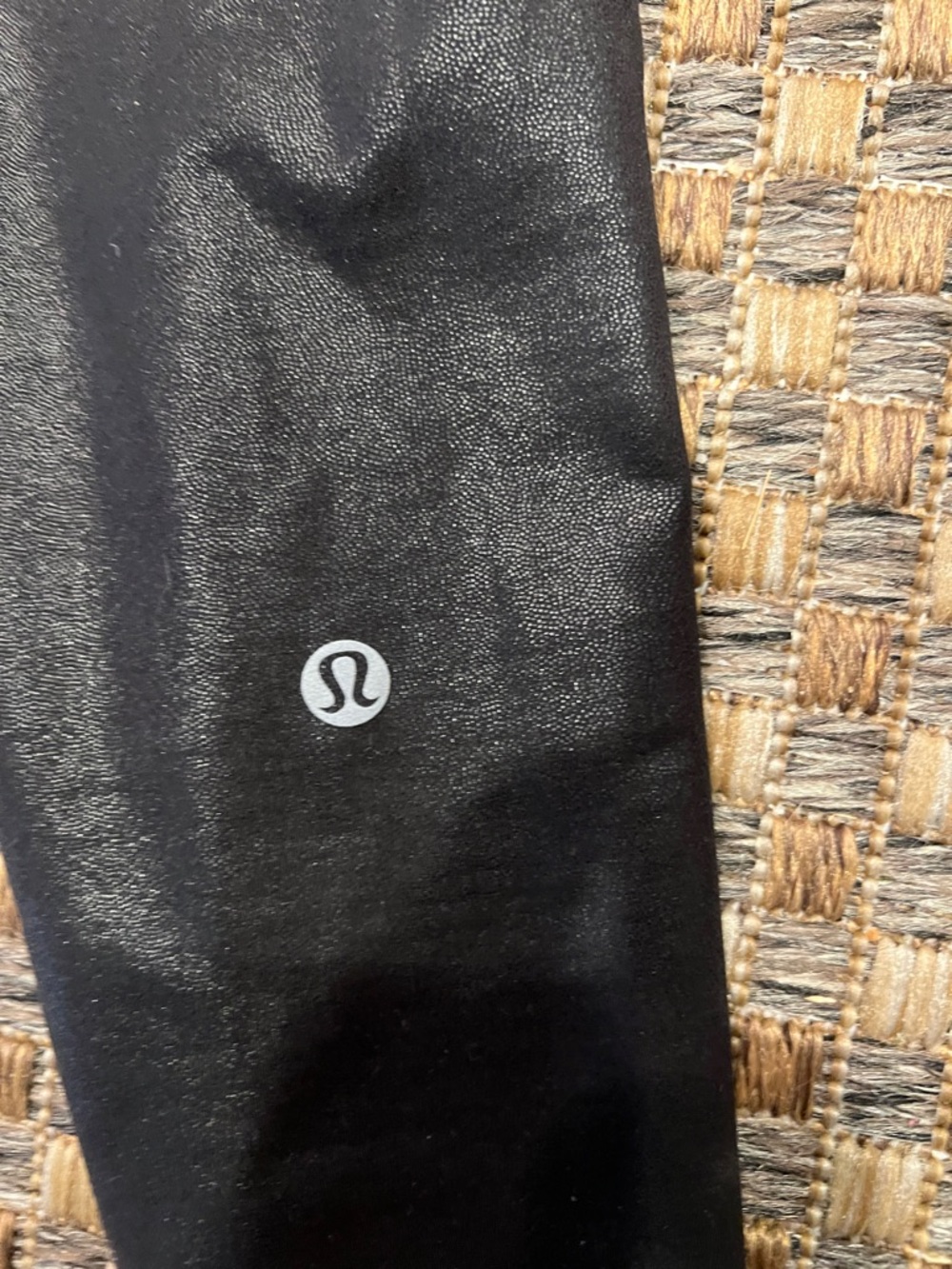 lululemon athletica Black Performance Top with Logo Tag and matching bottoms - Picture 2 of 4